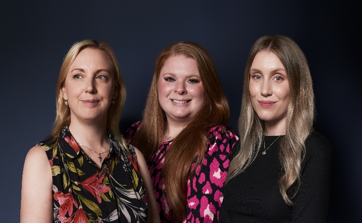 Helen Hutchison, Sophie Bray and Taylor Crouchman